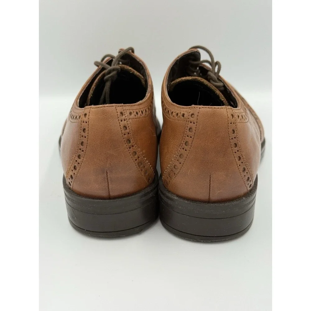Cole Haan‎ Grand 360 Brown Leather Wingtip Oxford Mens Size 10 M Preppy